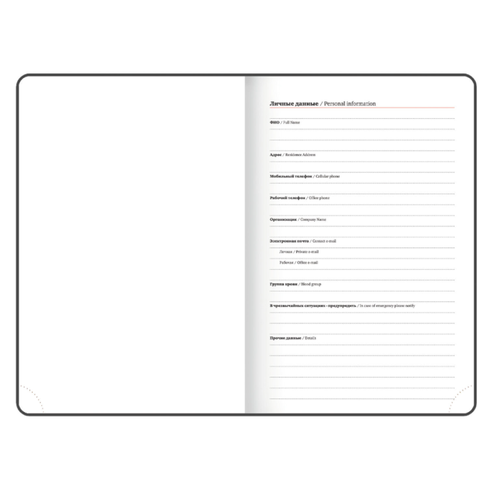 Ежедневник датированный "Vista. Нежность", А5, 336 страниц, розовый, синий, 2026 - 4