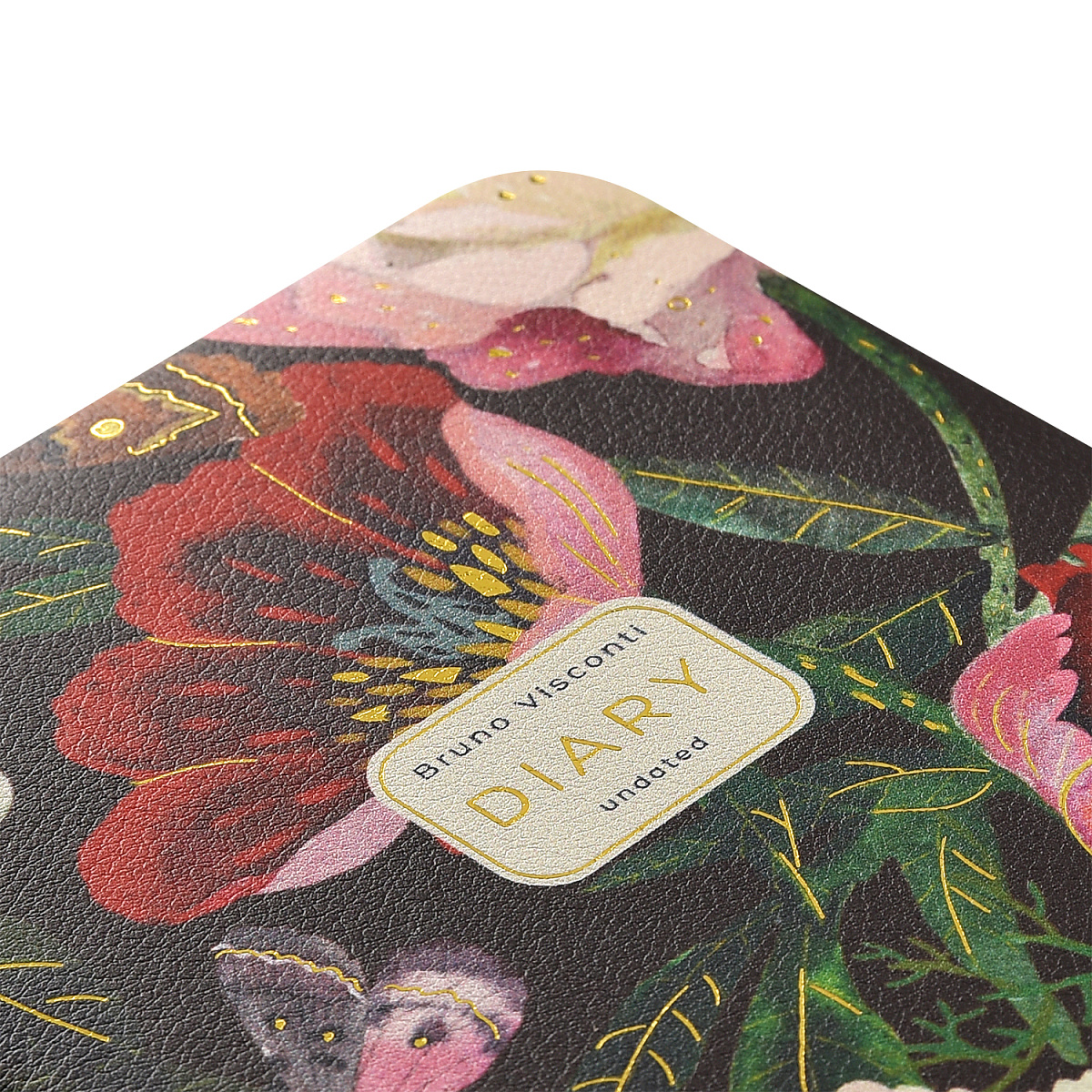 Ежедневник недатированный Bruno Visconti "Пионы", A6+, 240 страниц, разноцветный - 4