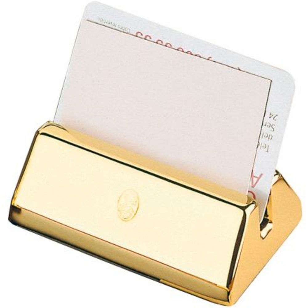 Держатель для визиток "M-670", золотистый - 3