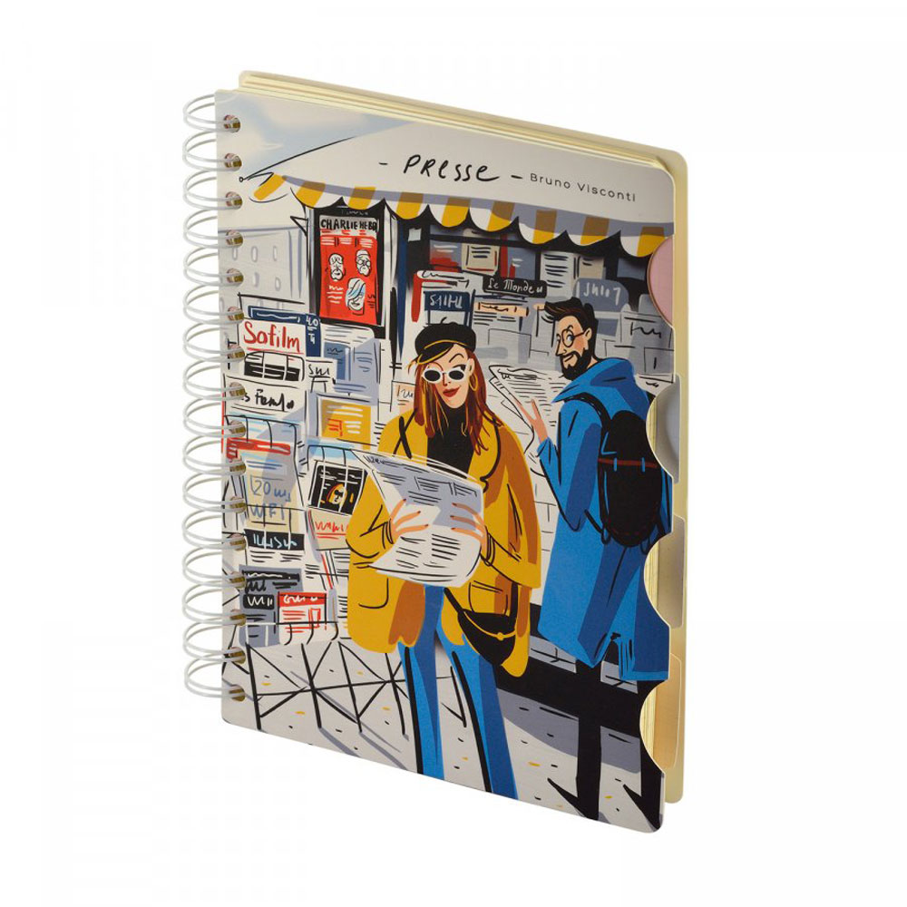 Блокнот "Art Journal", A5, 120 листов, клетка, линейка, точка, ассорти - 7