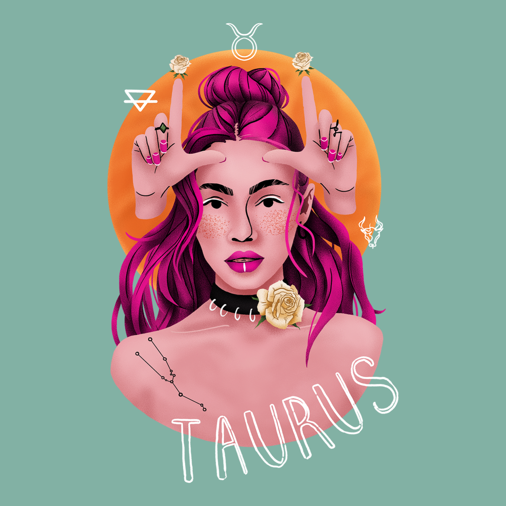 Футболка унисекс "Телец", бирюзовый, M-L