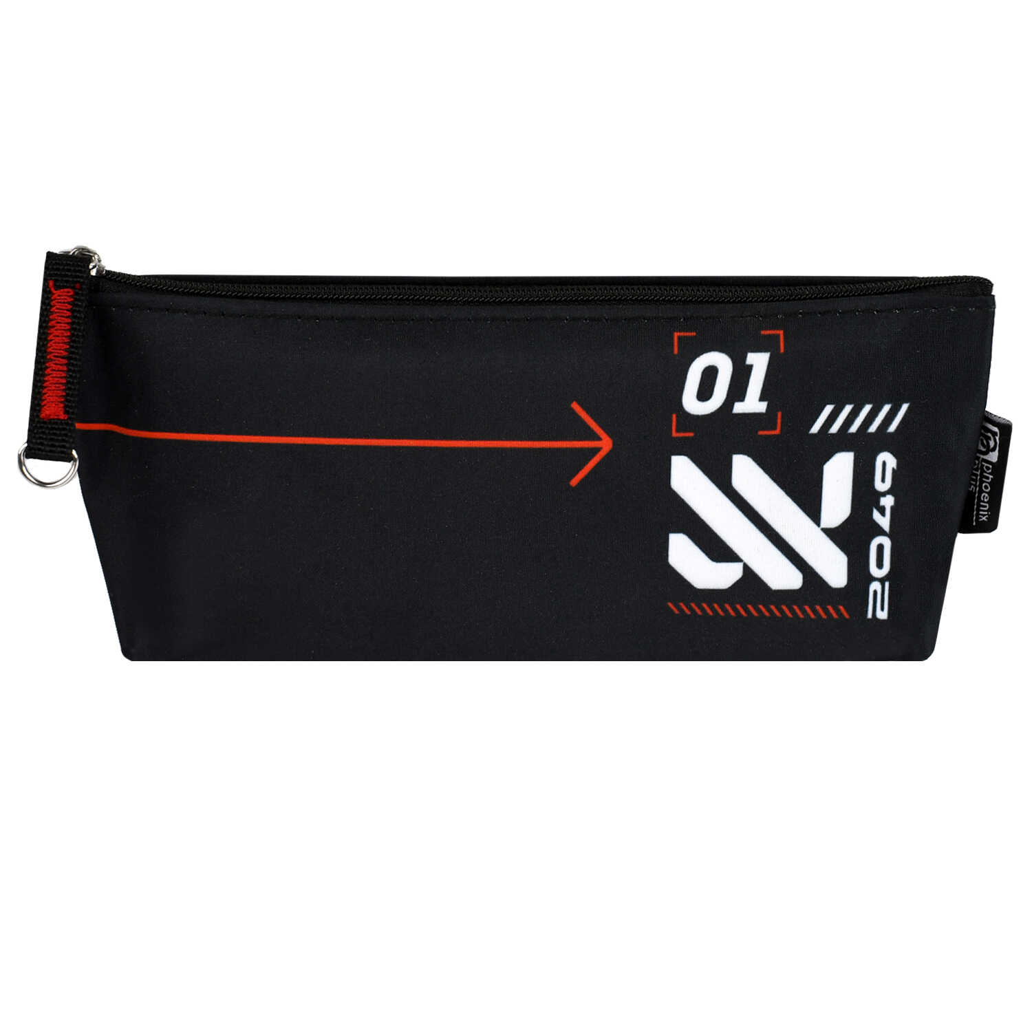 Пенал "Техно" 1 отделение, черный - 3