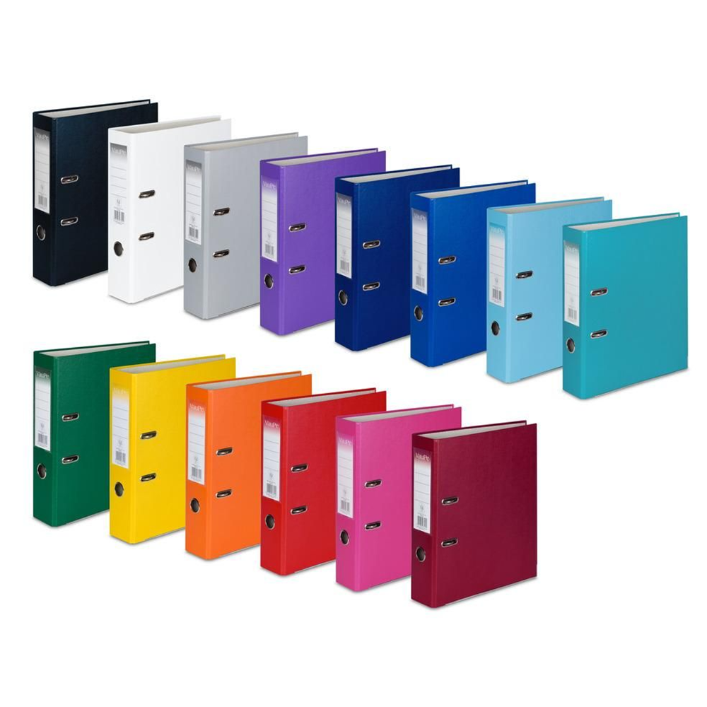 Папка-регистратор "VauPe", А4, 50 мм, ПВХ Эко, синий - 7