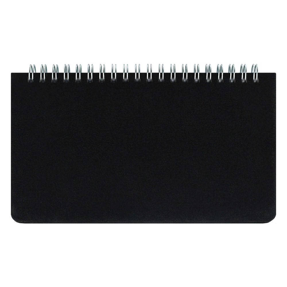 Планер недатированный "Бьянчини", 190х110 мм, 68 листов, черный