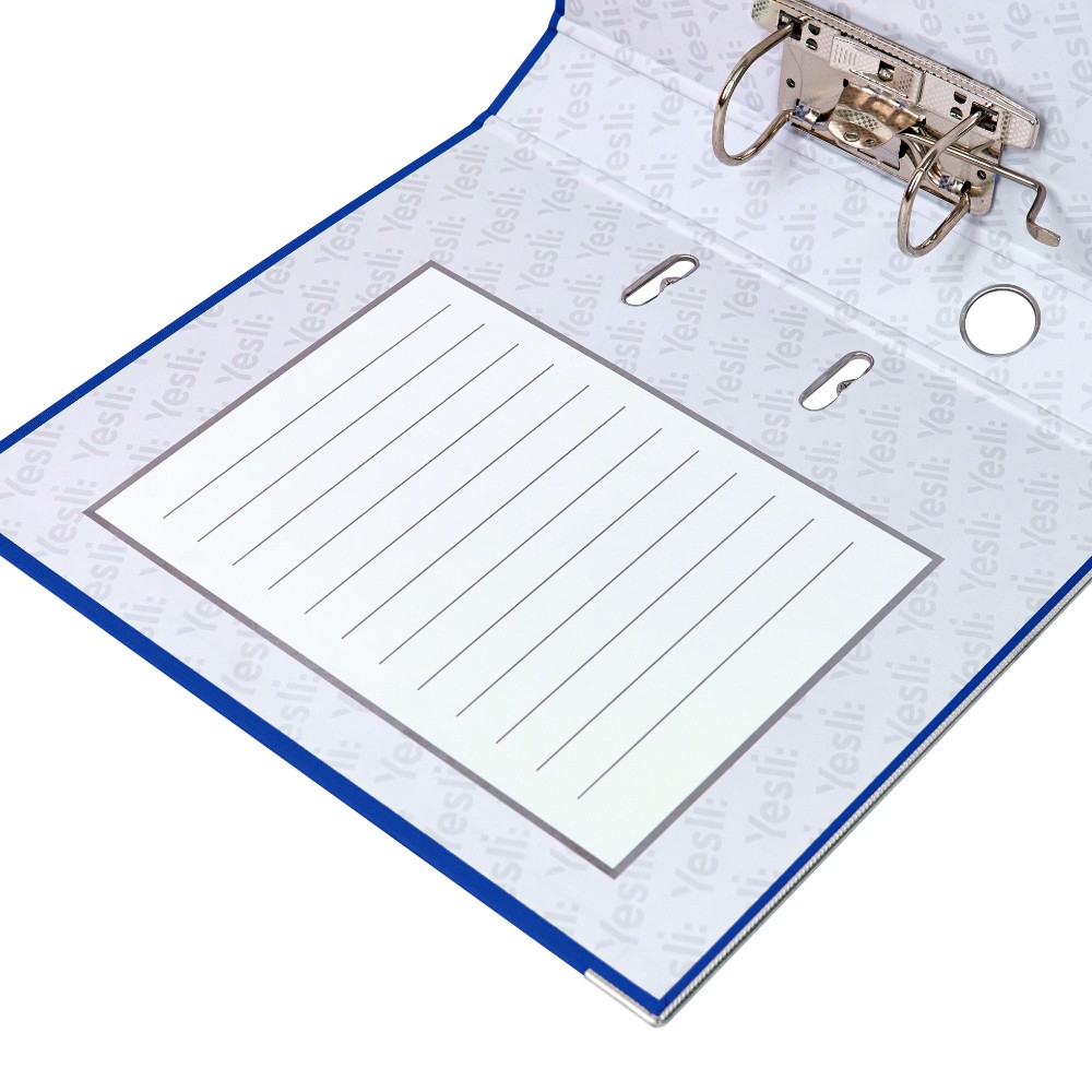 Папка-регистратор "Yesli:", А4, 50 мм, ПВХ Эко, синий - 8