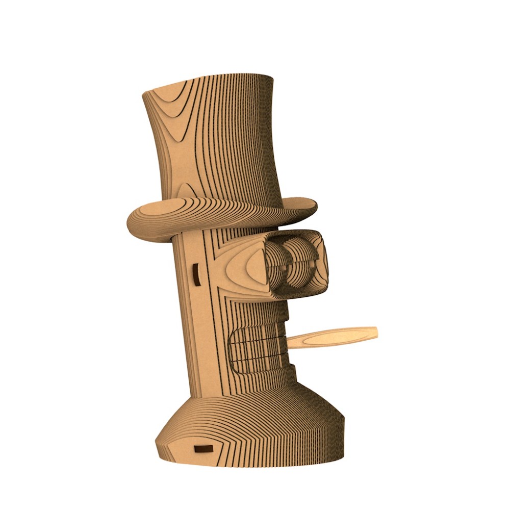Пазл картонный 3D "Бюст Бендер"