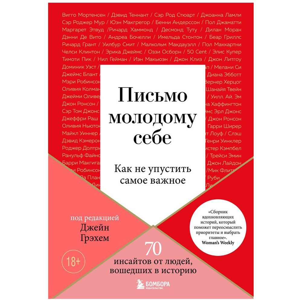 Книга "Письмо молодому себе. Как не упустить самое важное. 70 инсайтов от людей, вошедших в историю", Джейн Грэхем