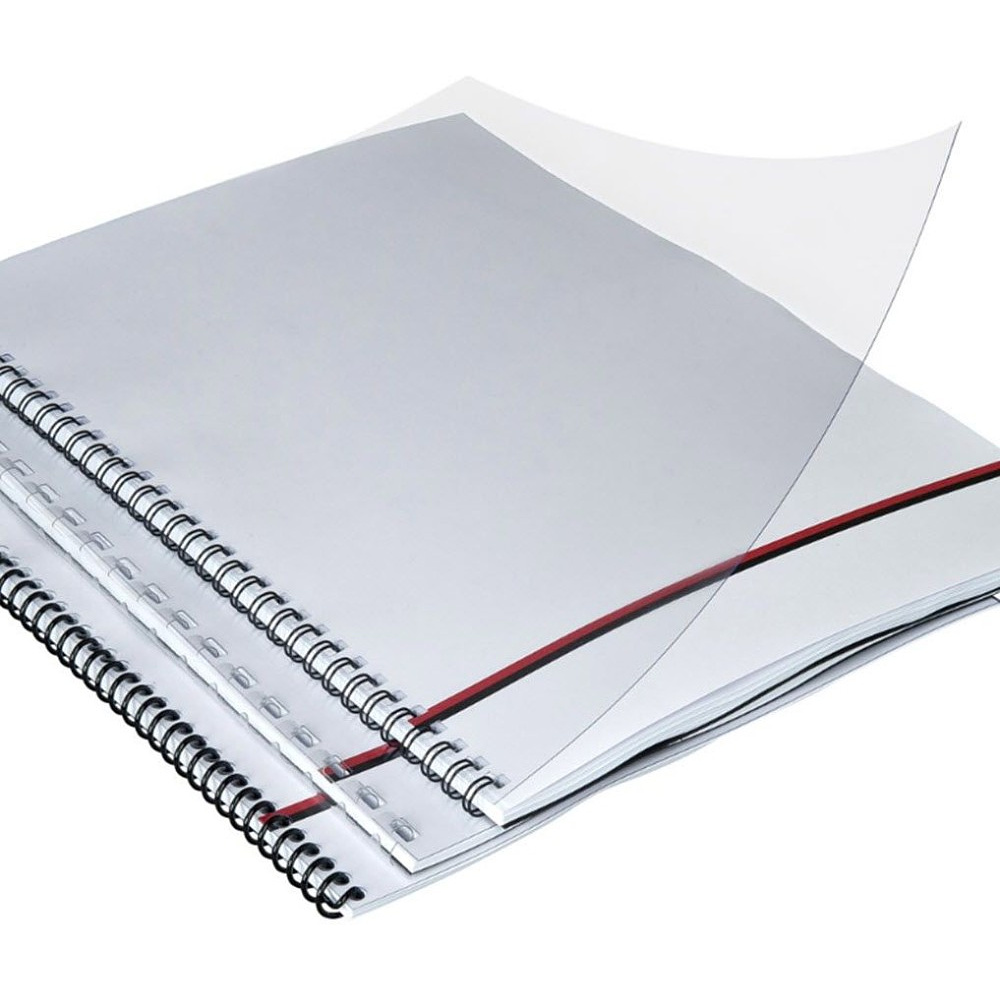 Обложка для переплета YesЛи, A4, пластик, 100 шт, дымчатый