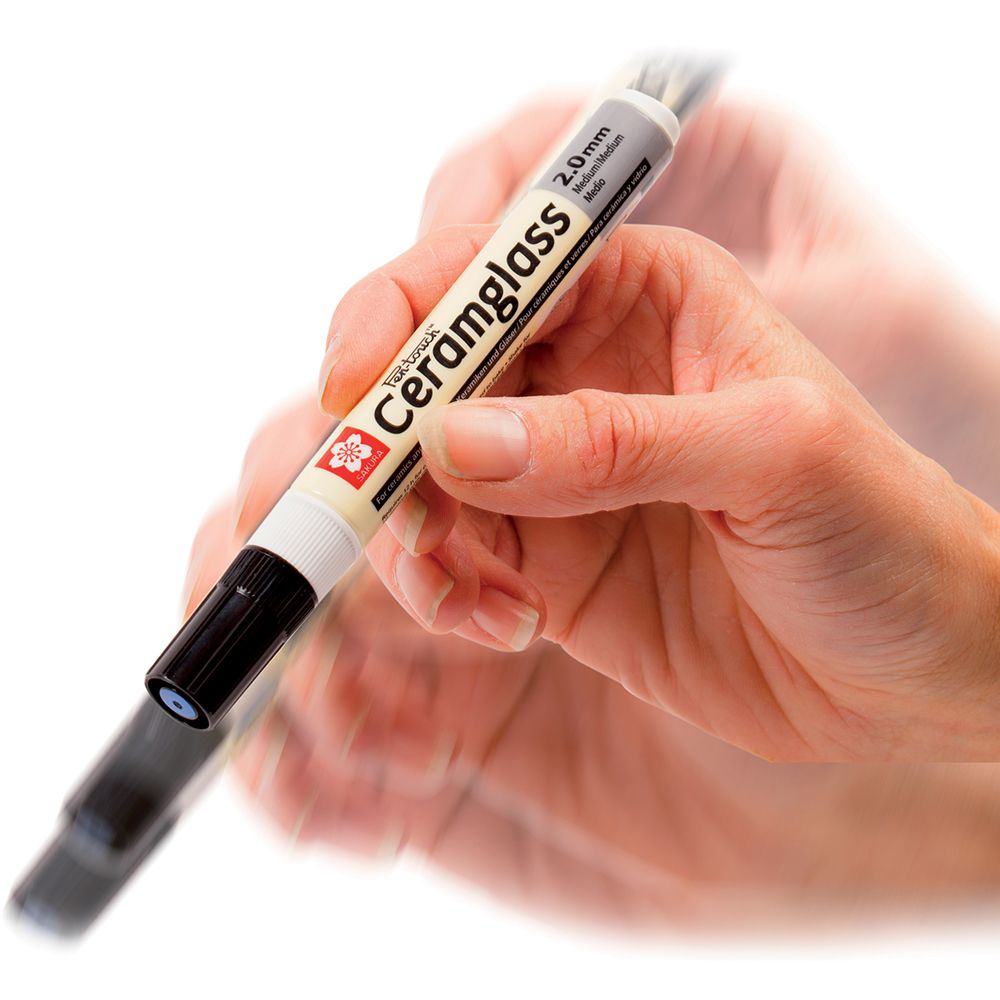 Маркер для стекла и керамики "Pen-Touch CeramGlass" Fine, 1 мм, зеленый - 5