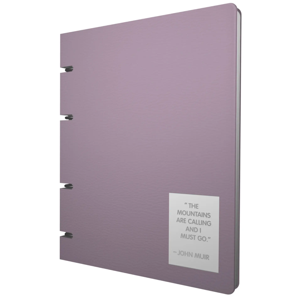 Тетрадь "Nuances. Эустома", А4, 120 листов, клетка, фиолетовый