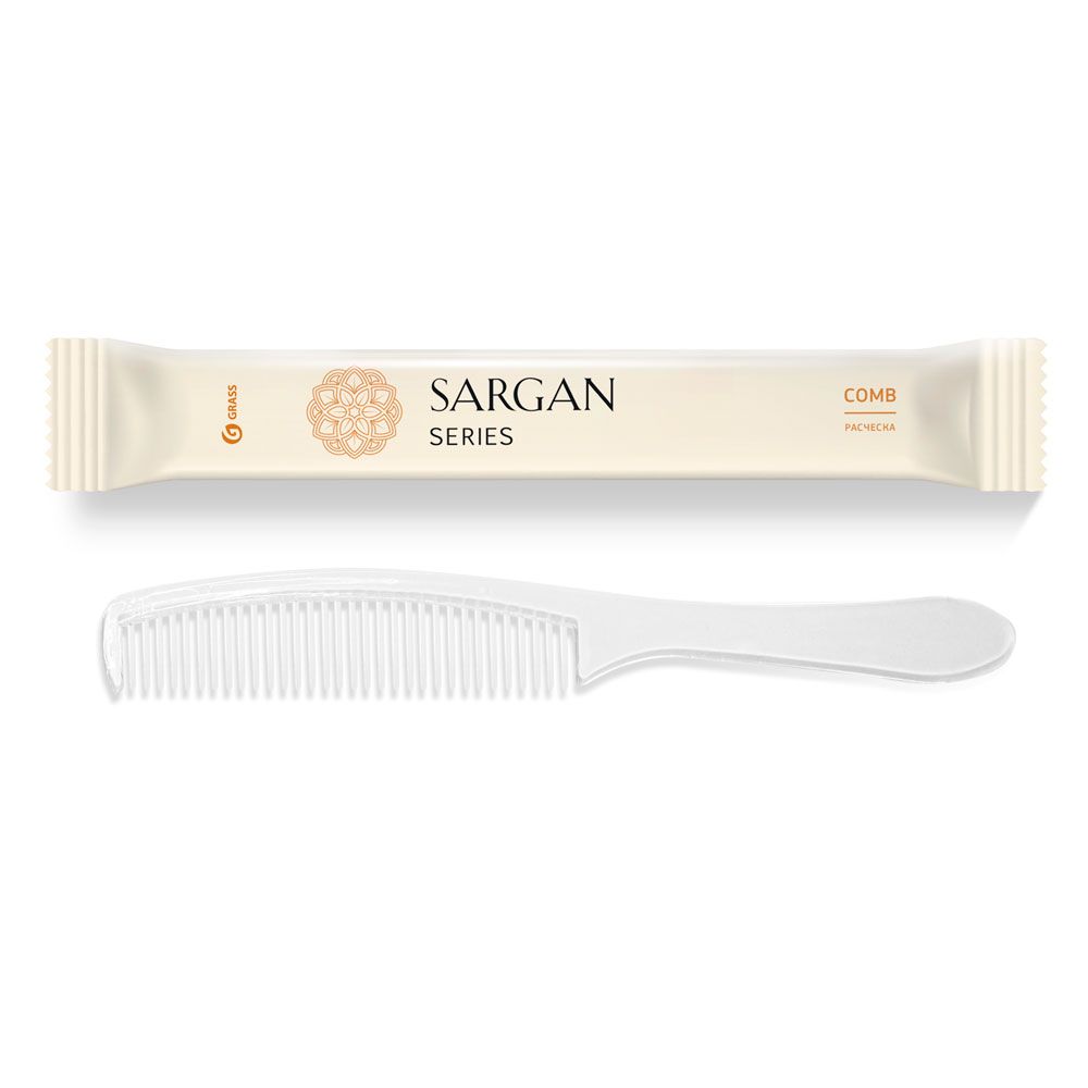 Расческа для волос Sargan 18,5 см, флоу-пак