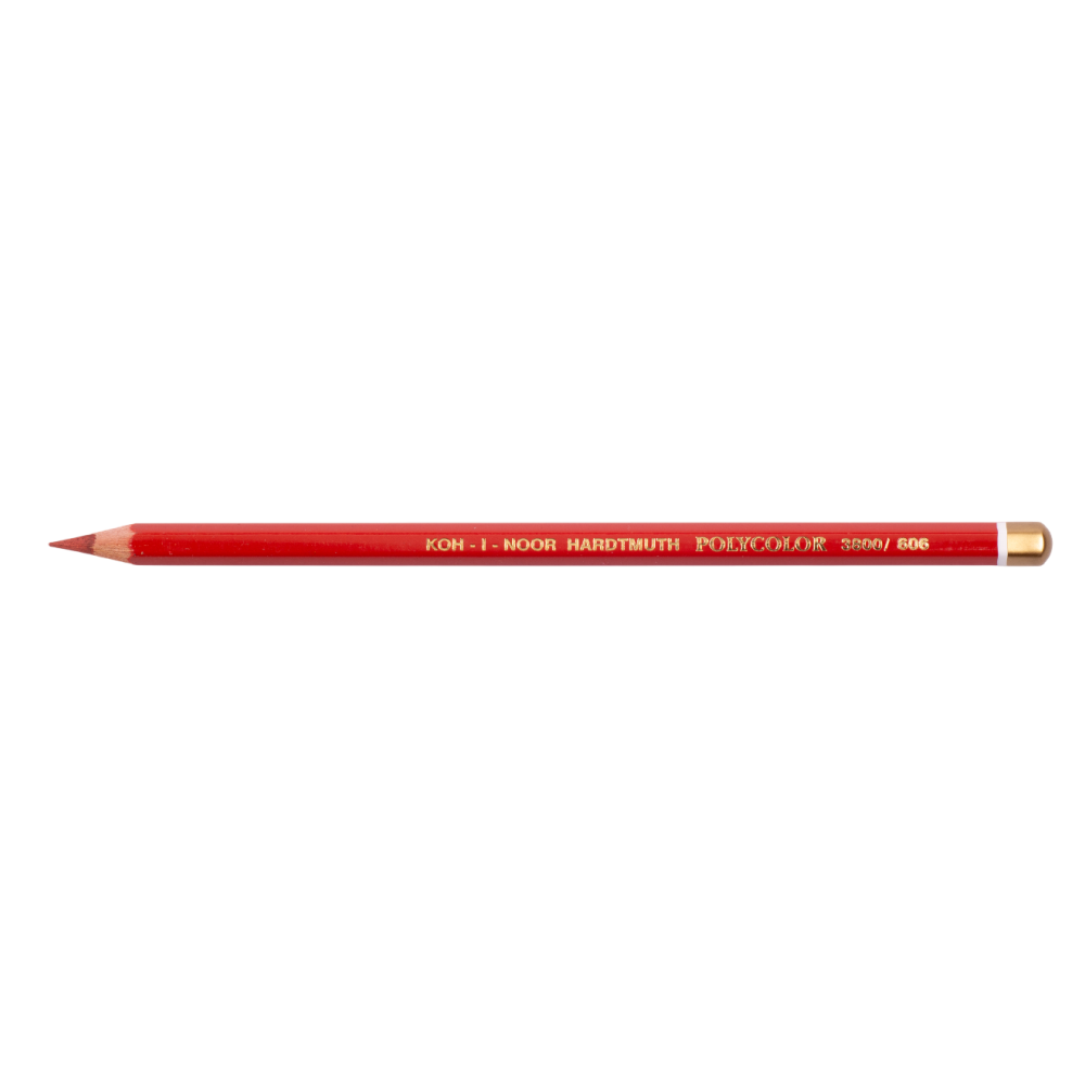 Карандаш цветной Koh-I-Noor "Polycolor 3800", 606 киноварь темная