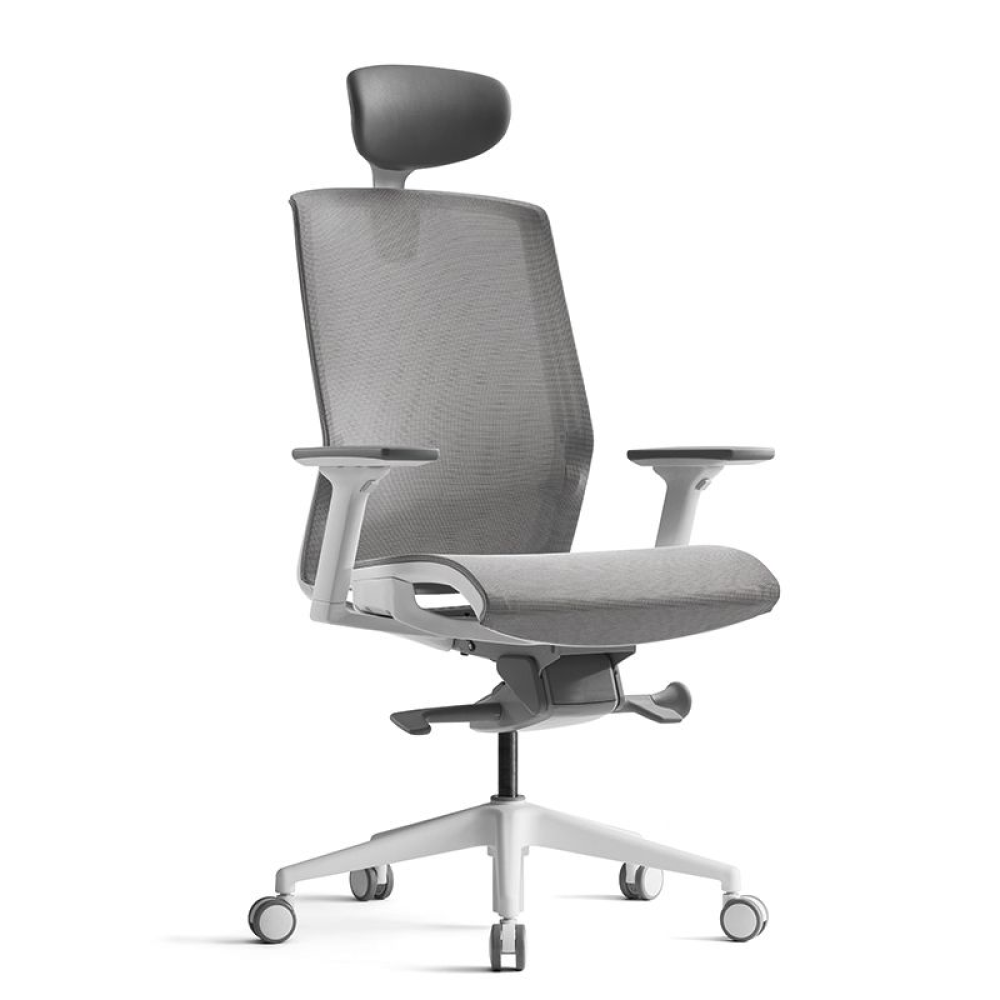 Кресло для руководителя BESTUHL "J15", сетка, пластик, серый, -50%