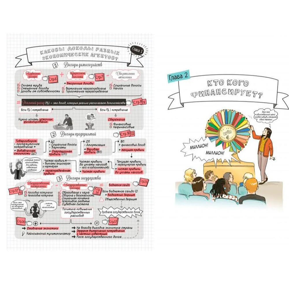 Книга "Экономика в комиксах. Том 4. Доходы и финансирование экономических агентов", Фюма К., Опси М. - 4