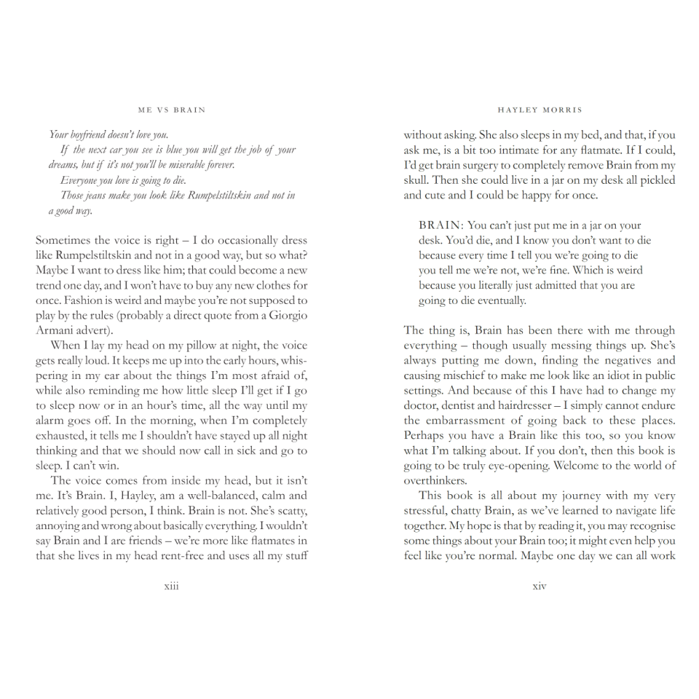 Книга на английском языке "Me vs Brain", Hayley Morris - 4