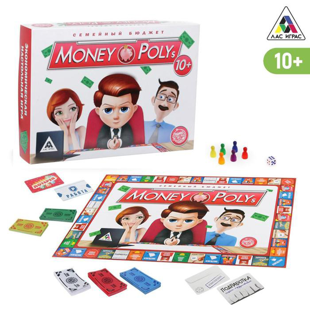 Игра настольная "Money Polys. Семейный бюджет 10+" - 2