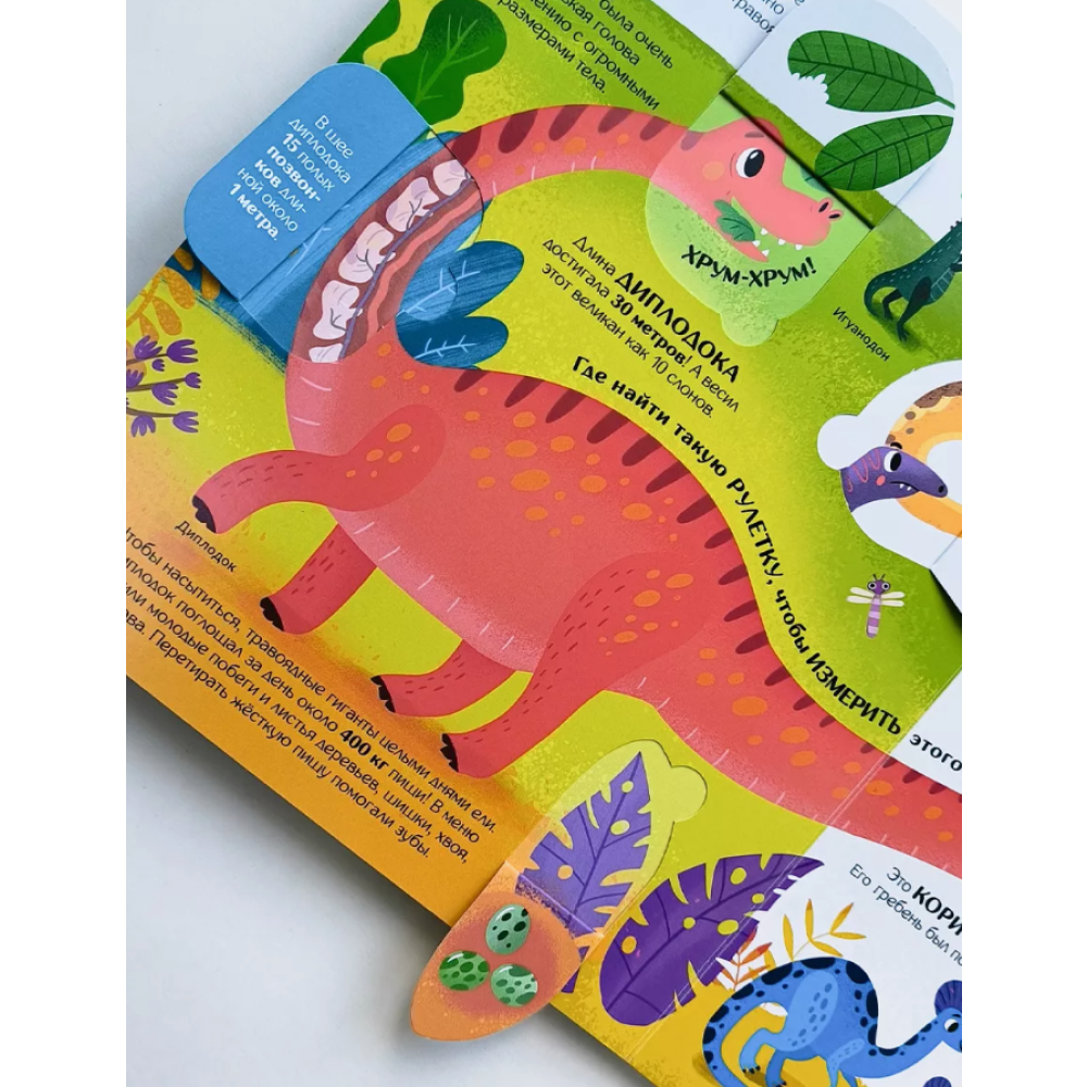 Книга "Книжка с окошками. Секреты динозавров" - 6