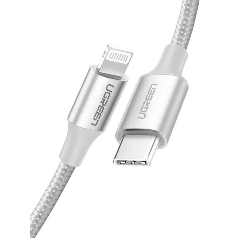 Кабель UGREEN US304-70523, 1 м, серый 