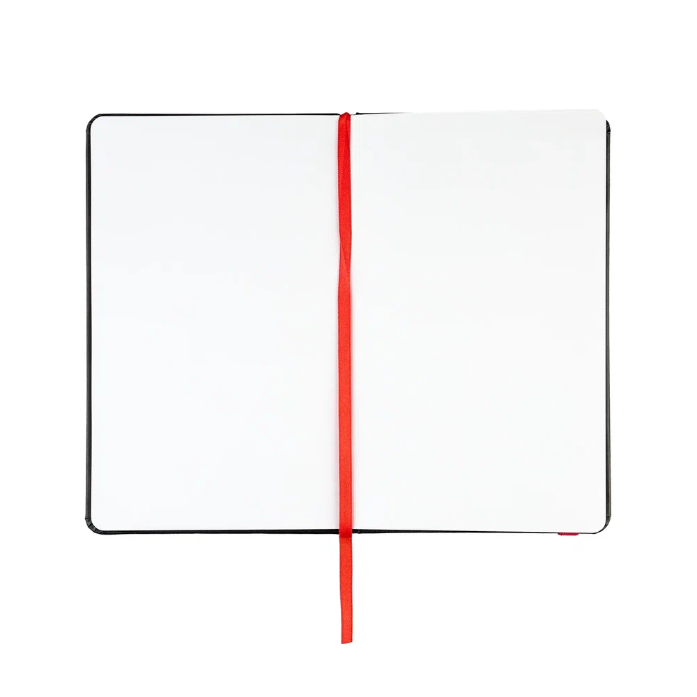 Скетчбук "Стихия", 13х21 см, 140 г/м2, 80 листов, черный, срез красный