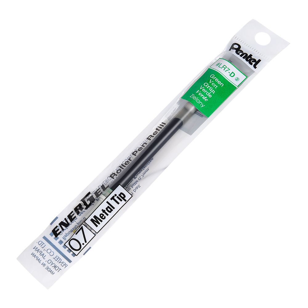 Стержень-роллер "Pentel EnerGel", 0.7 мм, 110 мм, зеленый