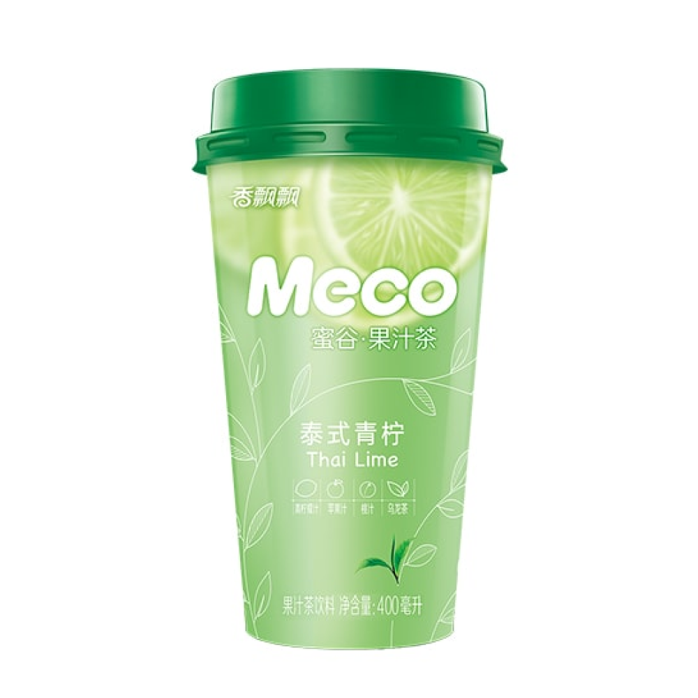 Напиток "MECO", вкус лимона и лайма, 0.4 л