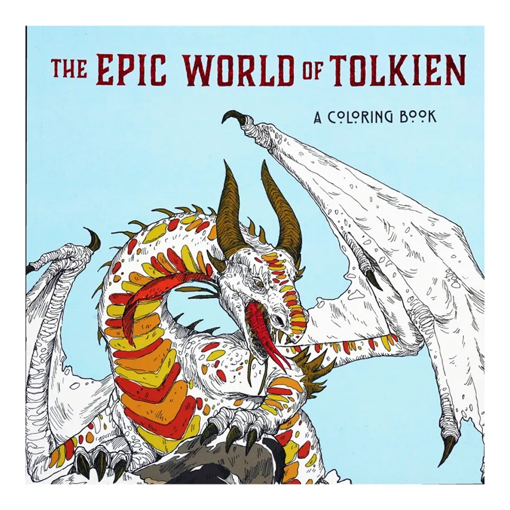 Раскраска на английском языке языке "A Coloring Book. The Epic World of Tolkien"