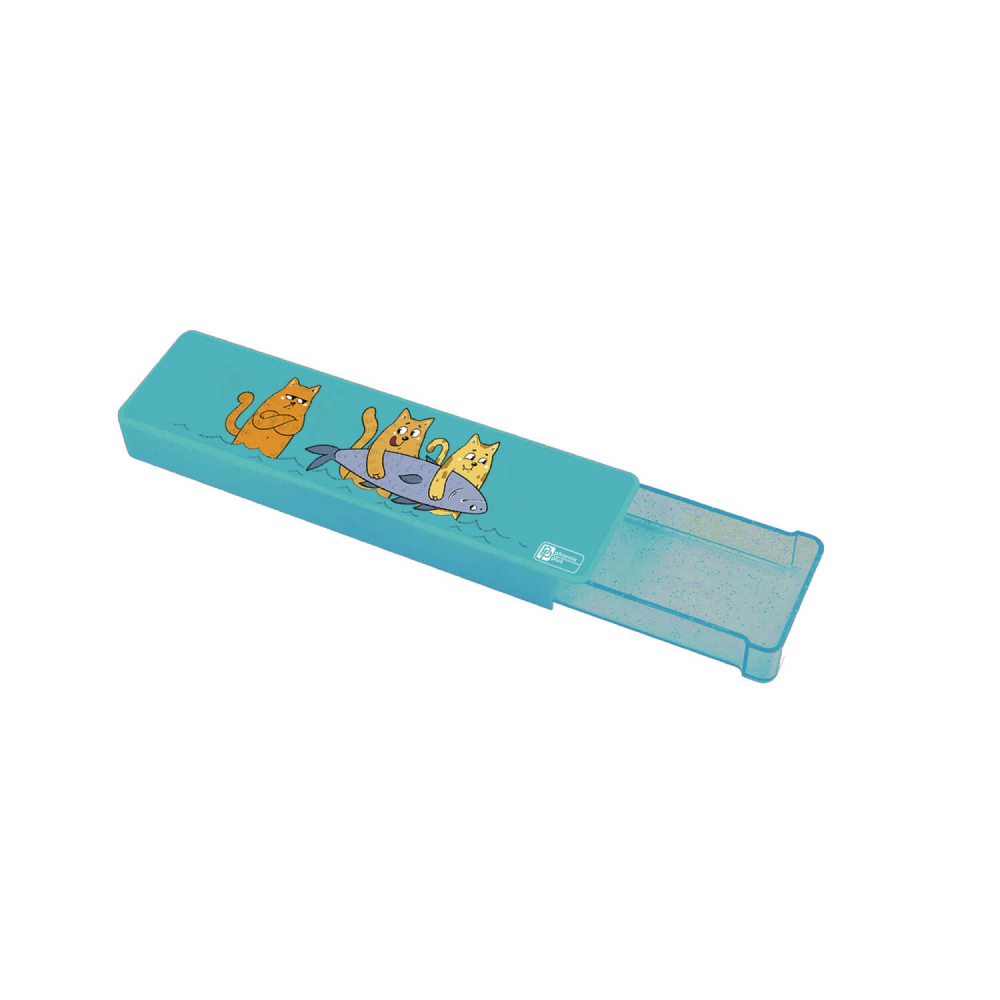 Пенал "Три кота" 1 отделение