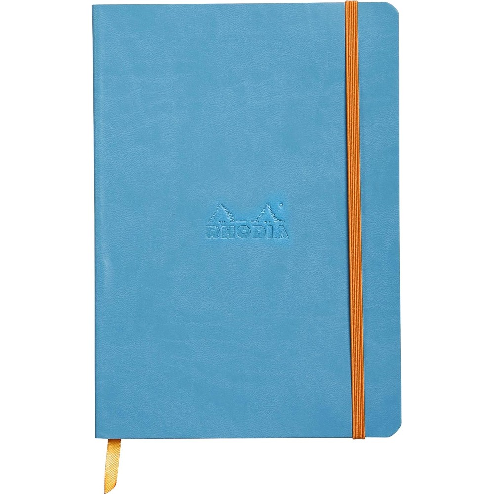 Блокнот Clairefontaine Rhodia "Rhodiarama", A5, 80 листов, линейка, бирюзовый