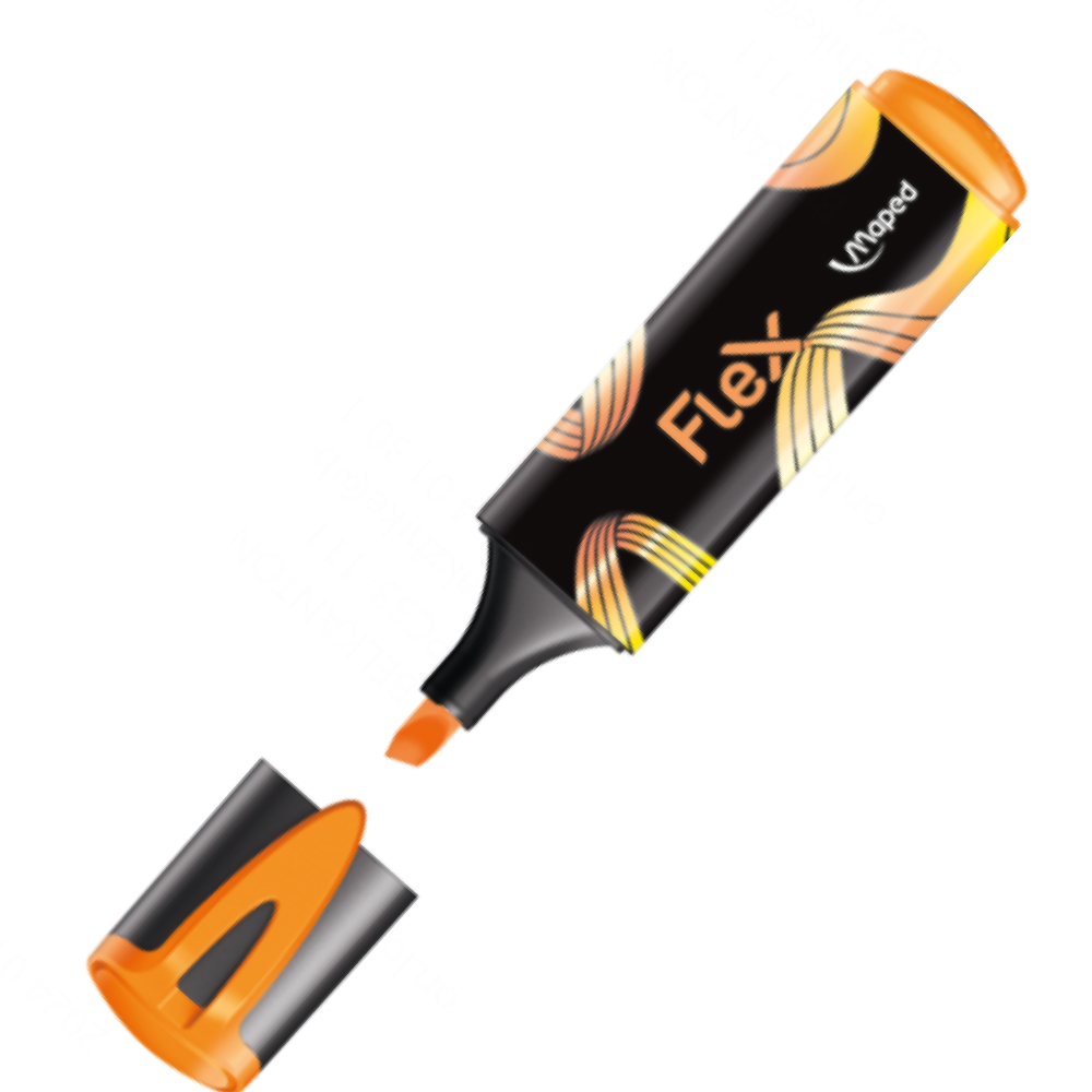 Маркер текстовый "Fluo Flex", оранжевый
