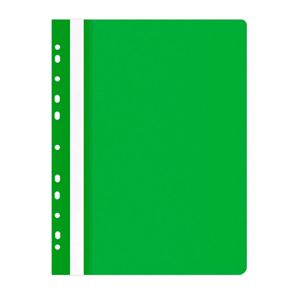 Папка-скоросшиватель с перфорацией "Office Product", A4, зелёный