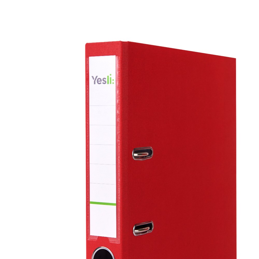 Папка-регистратор "Yesli:", А4, 50 мм, ПВХ Эко, красный - 2