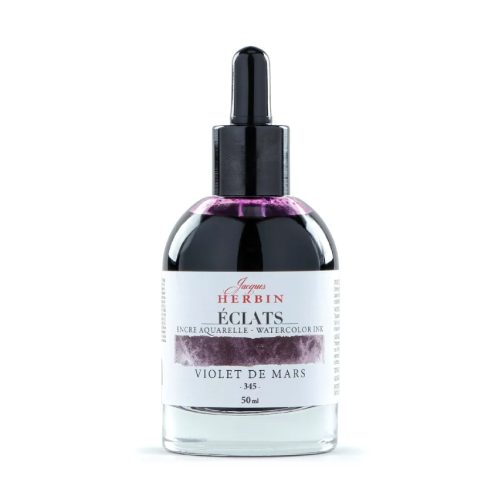 Чернила акварельные "Herbin. Eclats", мумия коричневая, 50 мл.