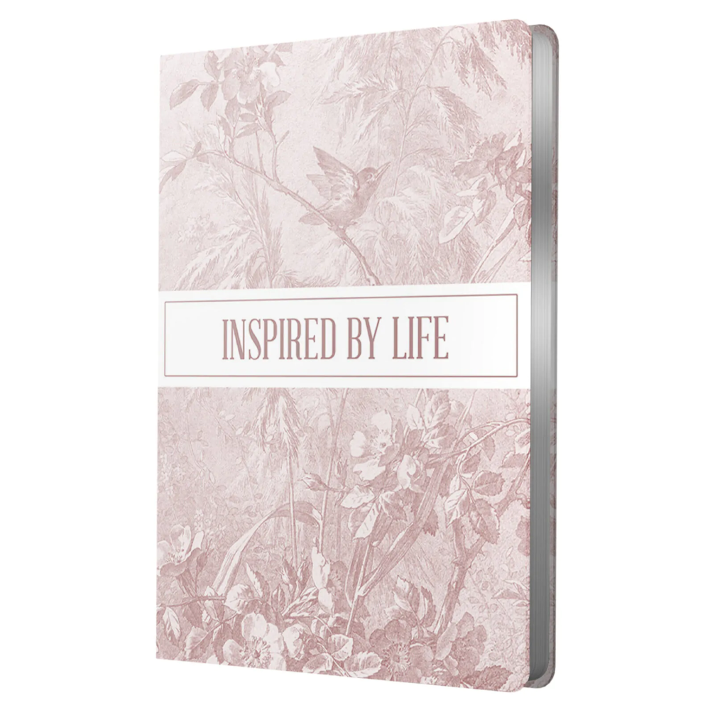 Ежедневник недатированный "Floreale. Cedar Rose", A5, 152 листа, розовый