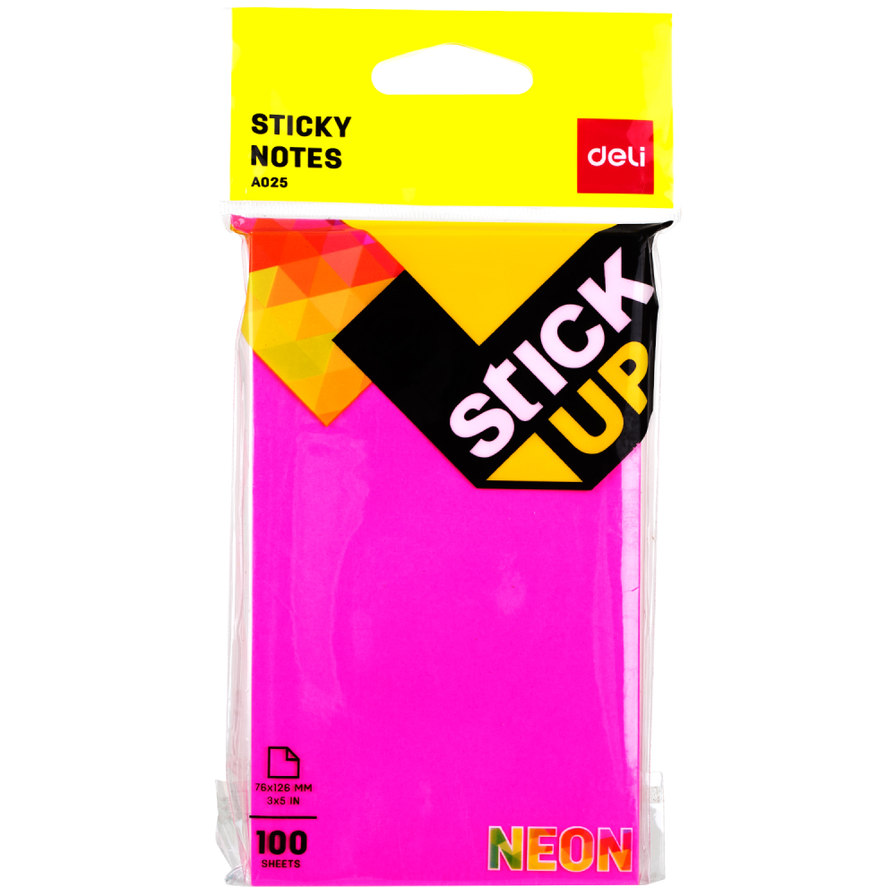 Бумага для заметок "Deli", 76x126 мм, 100 листов, ассорти