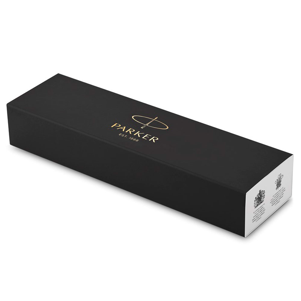 Ручка-роллер Parker "IM Black Lacquer GT", 0.5 мм, черный, золотистый, стерж. черный - 7