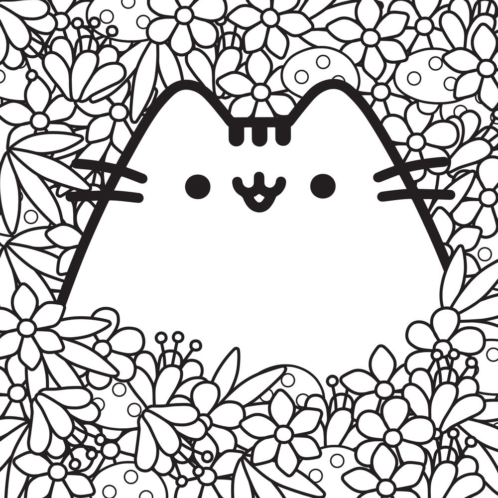 Раскраска-антистресс "Пушин Кэт. Маленькая мяу-раскраска", Клэр Белтон - 11