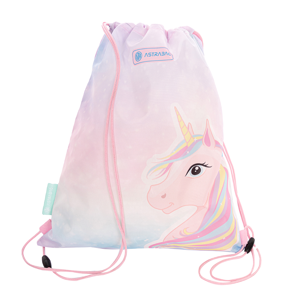 Мешок для обуви "Fairy unicorn", 44x33 см, розовый