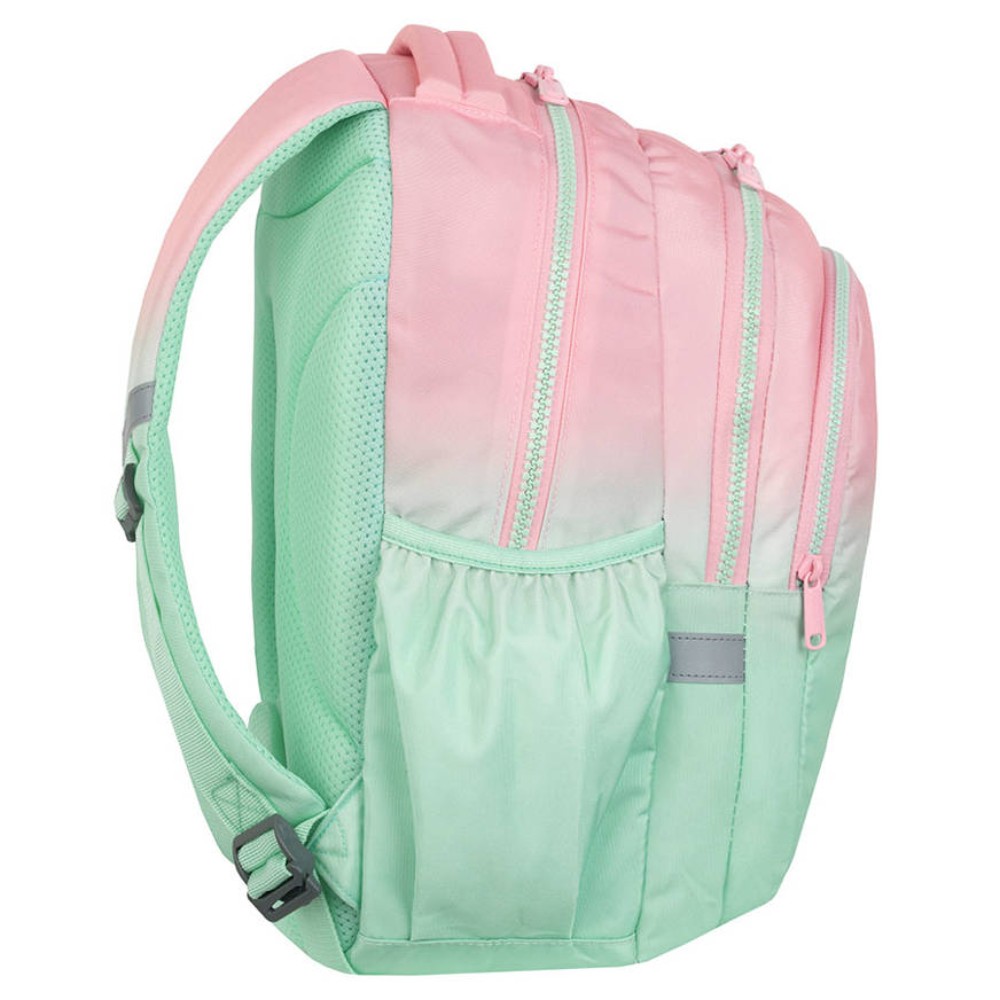 Рюкзак школьный CoolPack "Gradient strawberry", розовый, зеленый