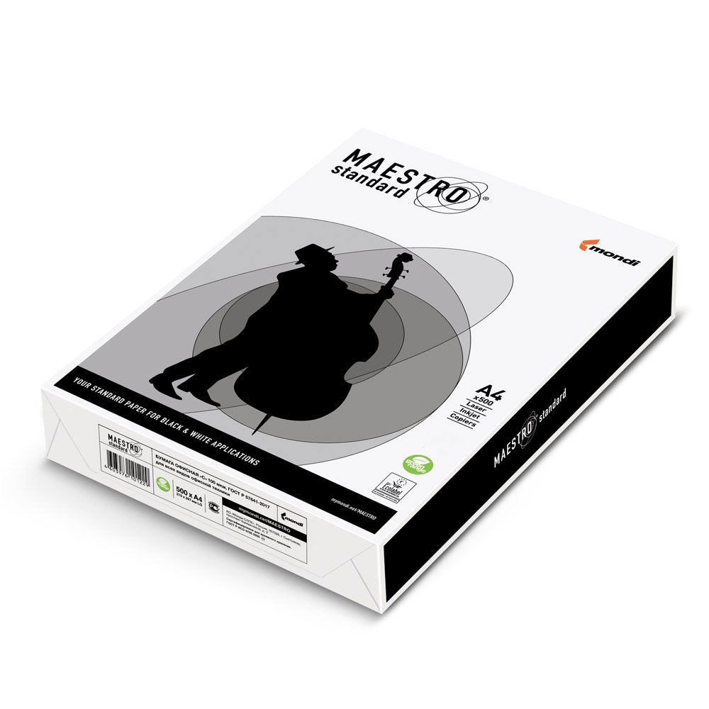 Бумага "Maestro Standard", A4, 500 листов, 72 г/м2 - 2