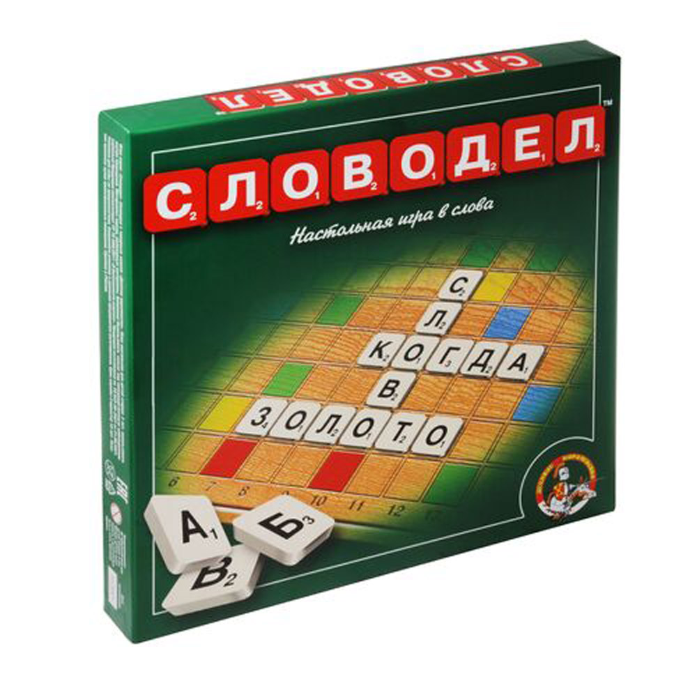 Игра настольная "Словодел", пластиковый