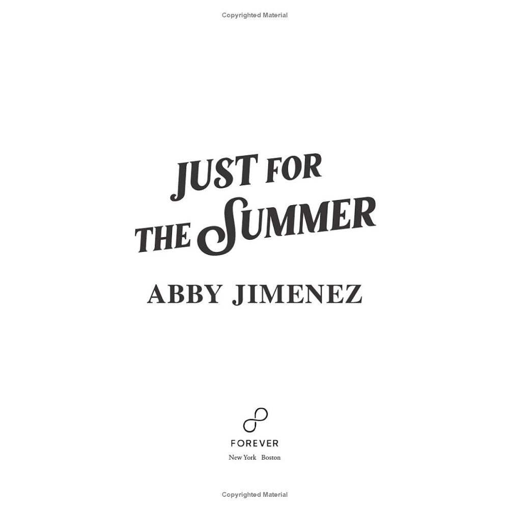 Книга на английском языке "Just For The Summer",  Abby Jimenez - 6