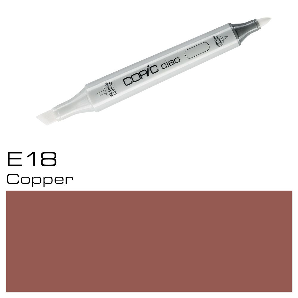 Маркер перманентный "Copic ciao", E-18 медь