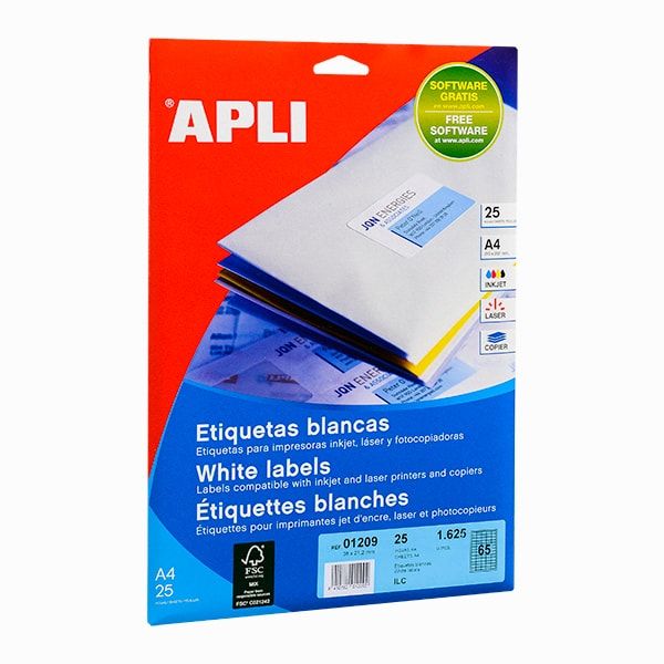 Самоклеящиеся этикетки универсальные 