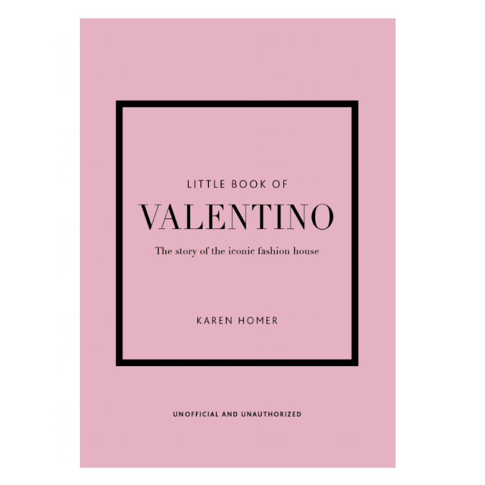 Книга на английском языке "Little Book of Valentino: The story of the iconic fashion house", Homer K.