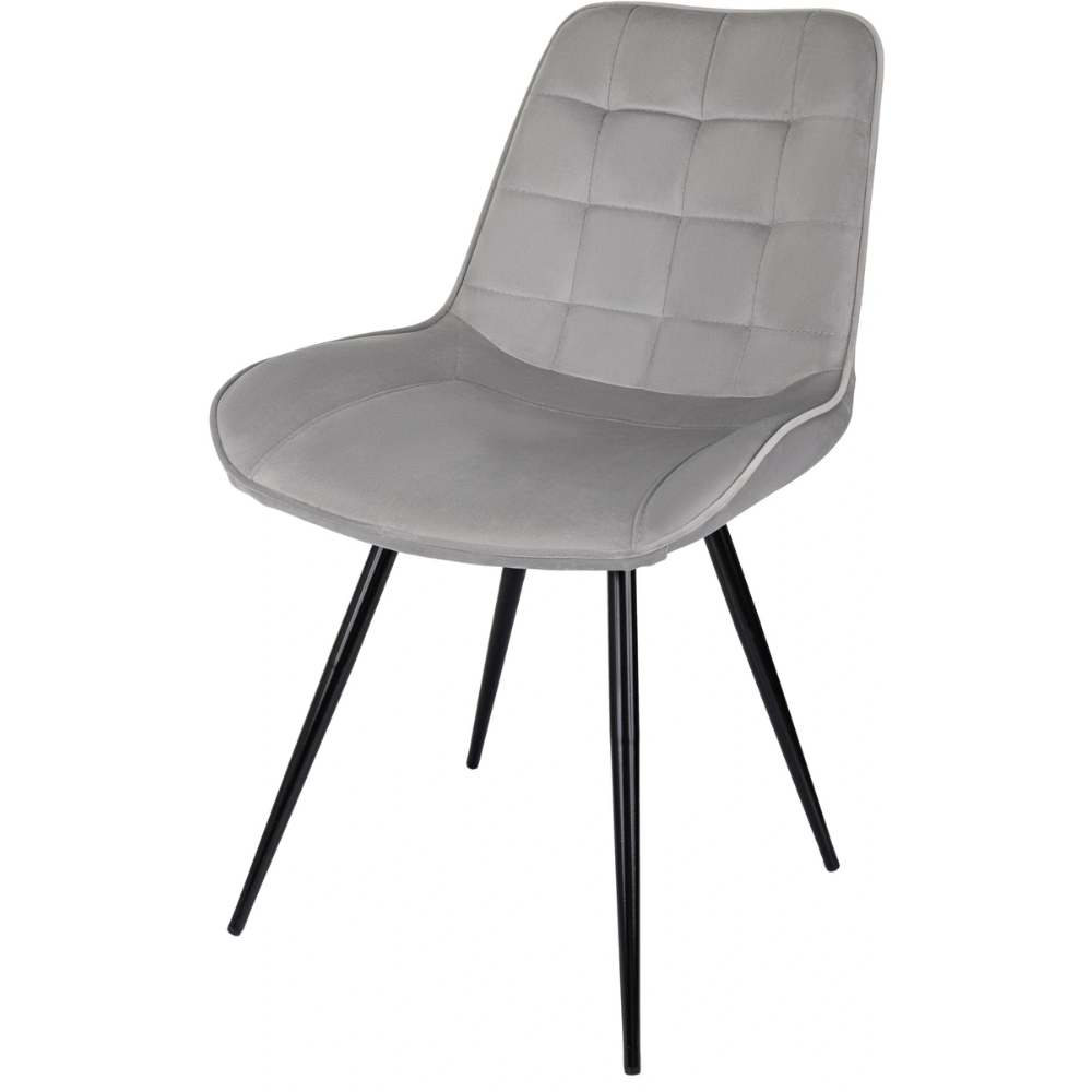 Стул Бюрократ "CH-K2", ткань, светло-серый, металл - 6