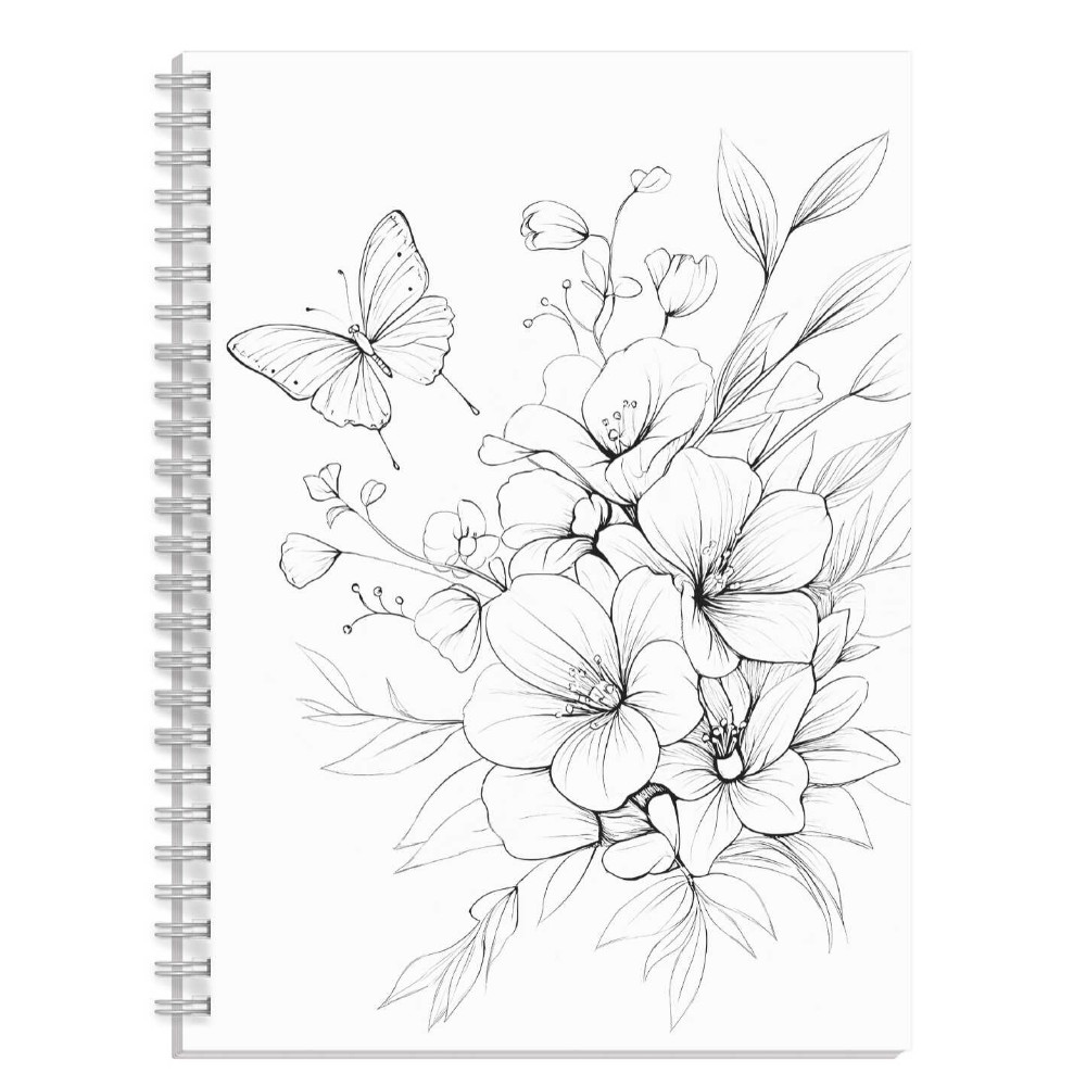 Раскраска "Красивая раскраска. Цветы" - 9