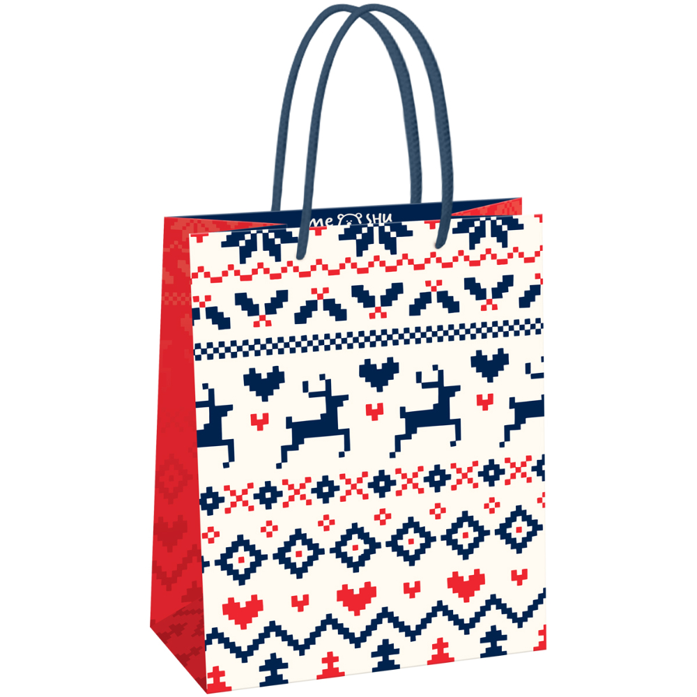 Пакет подарочный "Scandi",18x23x10 см, ламинированный