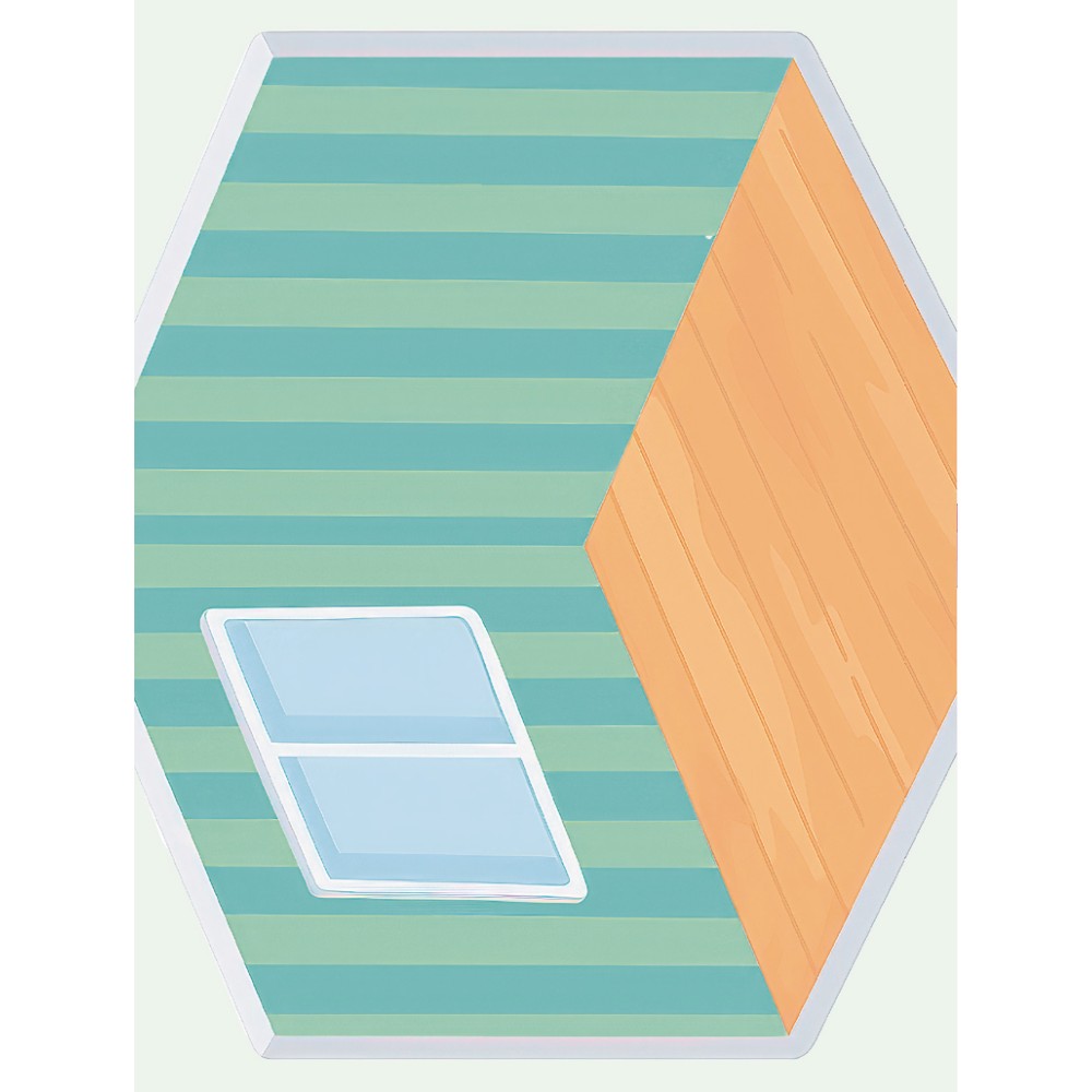 Блокнот "Румбокс. Дом твоей мечты с наклейками" (салатово-коричневая обложка) - 3