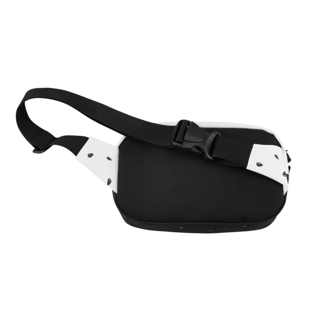 Сумка поясная "Квадро Серебрянка", белый