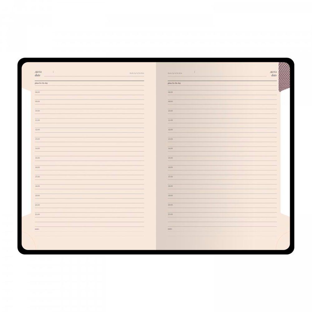 Ежедневник недатированный "Velvet Index" с вырубкой, А5, 272 страницы, серый - 5